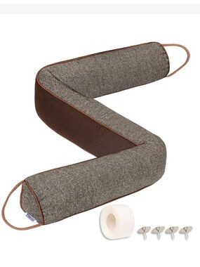 Heavy-Duty Door Draft Stopper-BROWN  30”